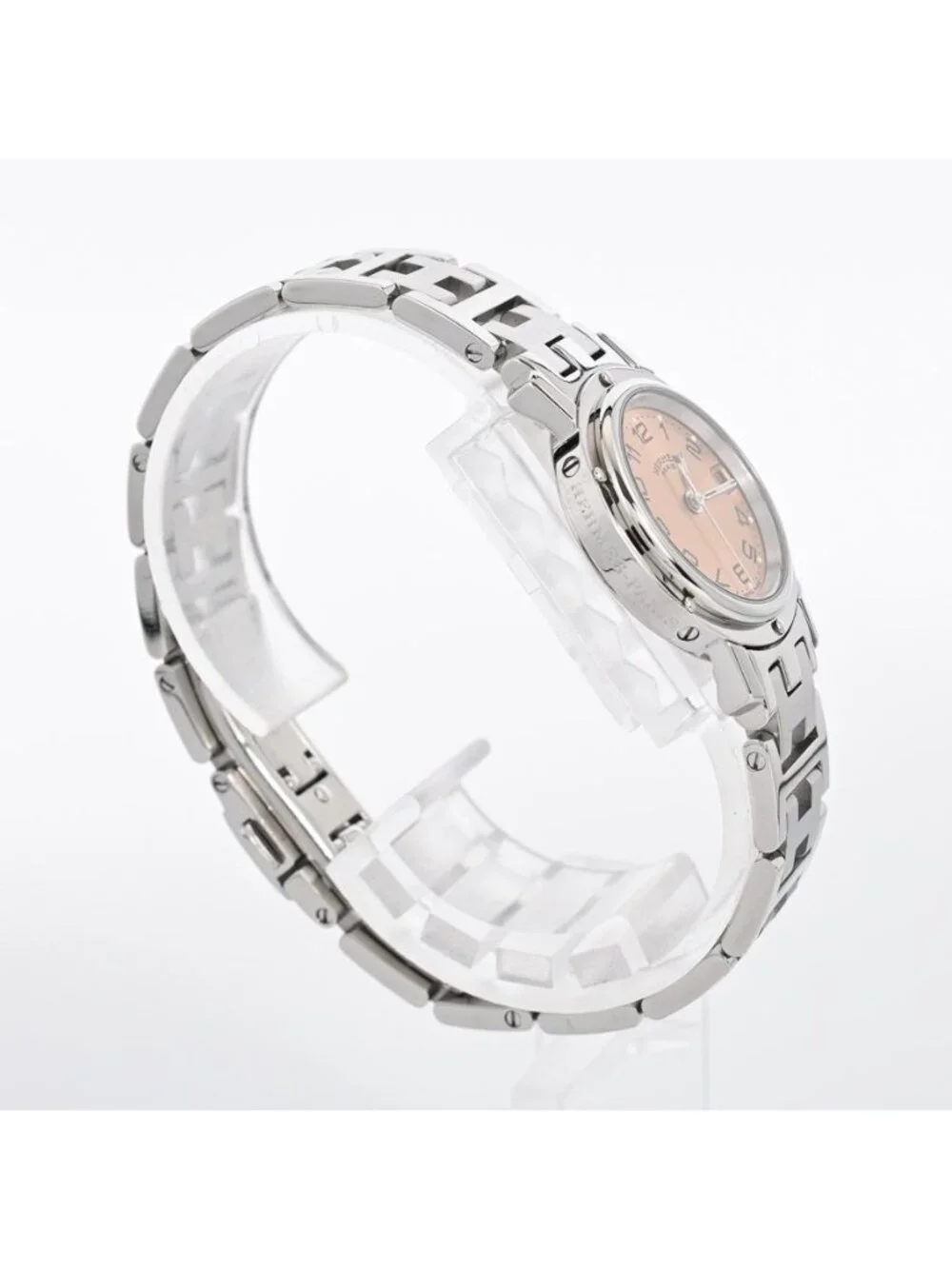 Hermes Watch Clipper Silver